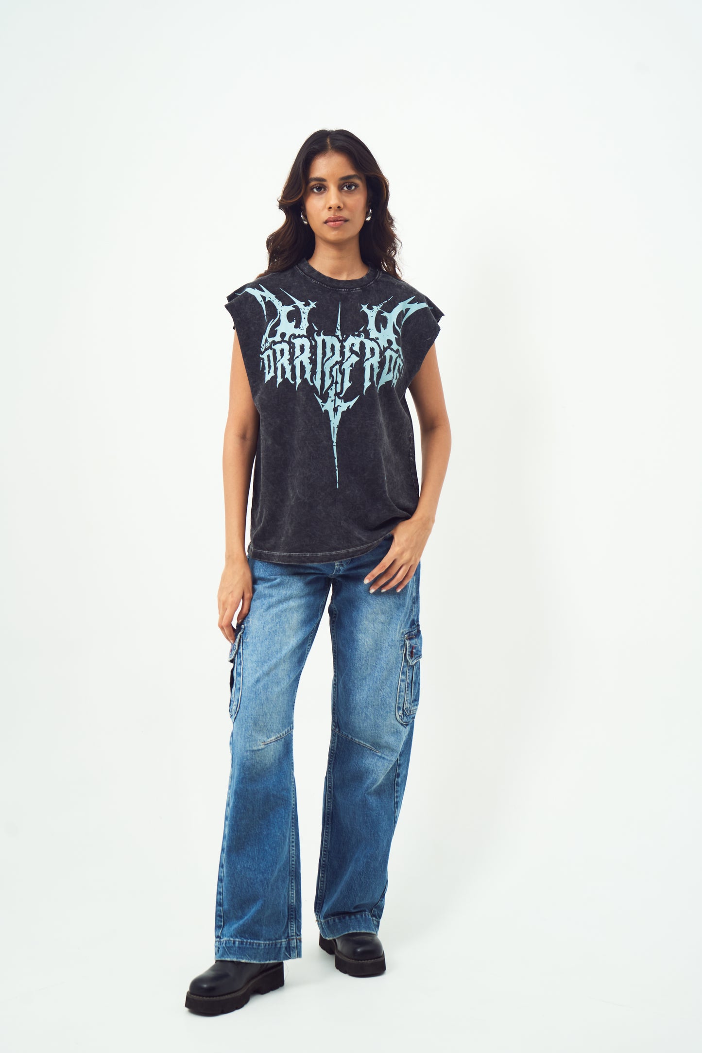 GREY GHOST GOTHIC | ACID WASH | TANK TOP