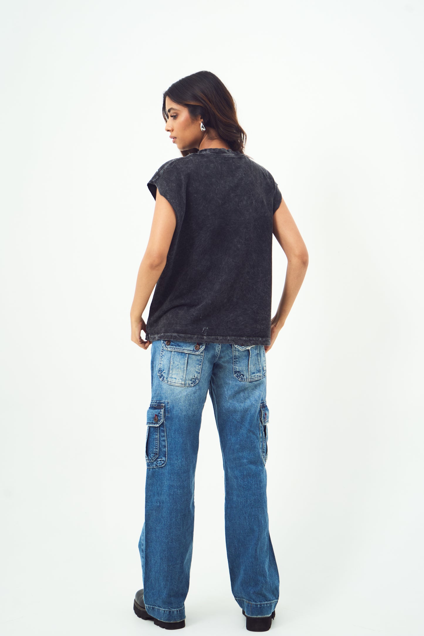 GREY GHOST GOTHIC | ACID WASH | TANK TOP