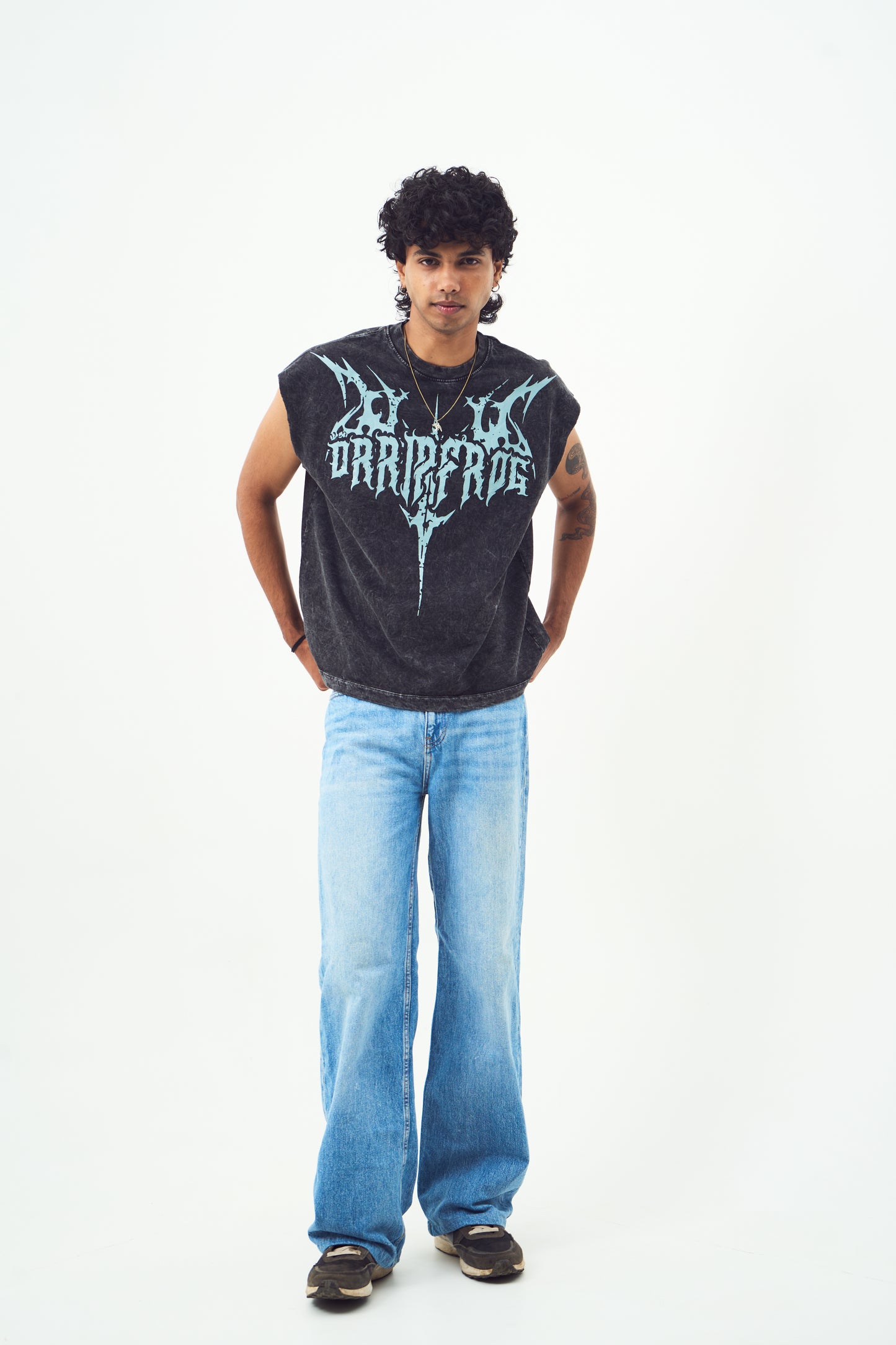 GREY GHOST GOTHIC | ACID WASH | TANK TOP