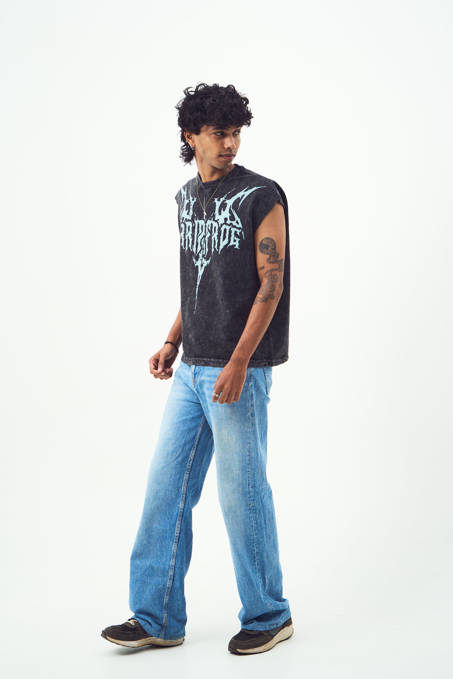 GREY GHOST GOTHIC | ACID WASH | TANK TOP