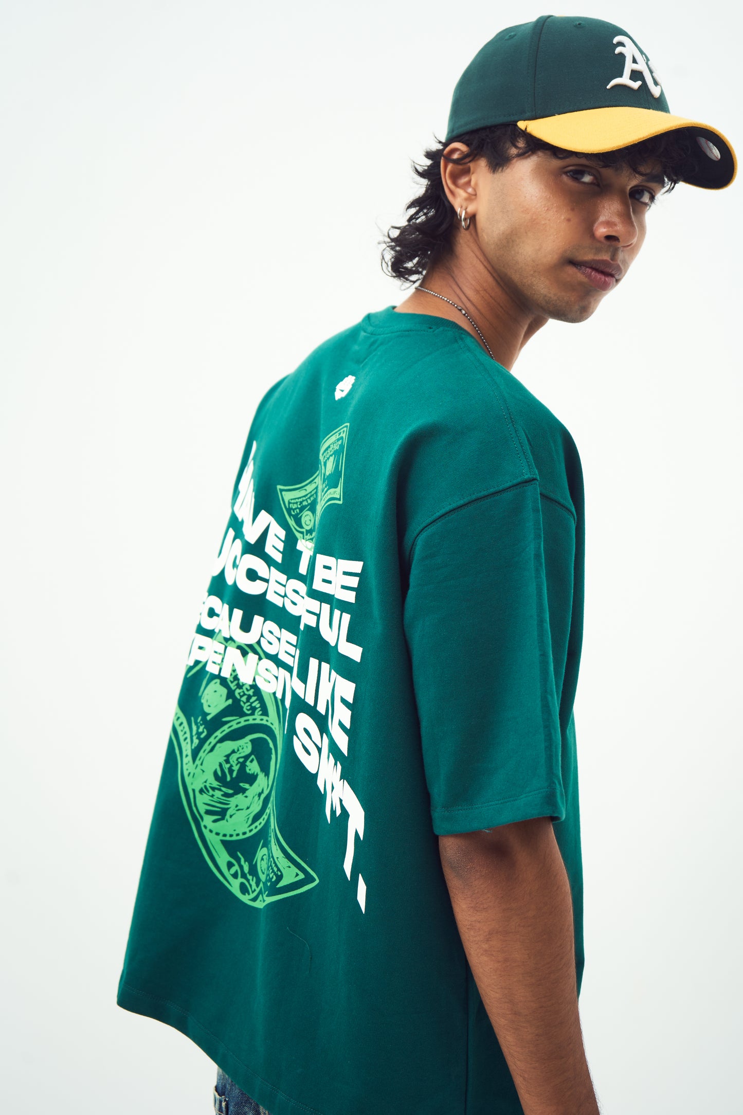 MONEY GREEN TSHIRT | BOX FIT