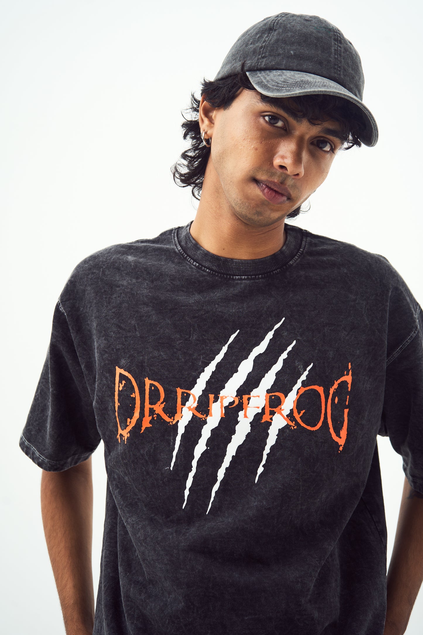 FIERCE TIGER | ACID WASH TSHIRT | REGULAR FIT