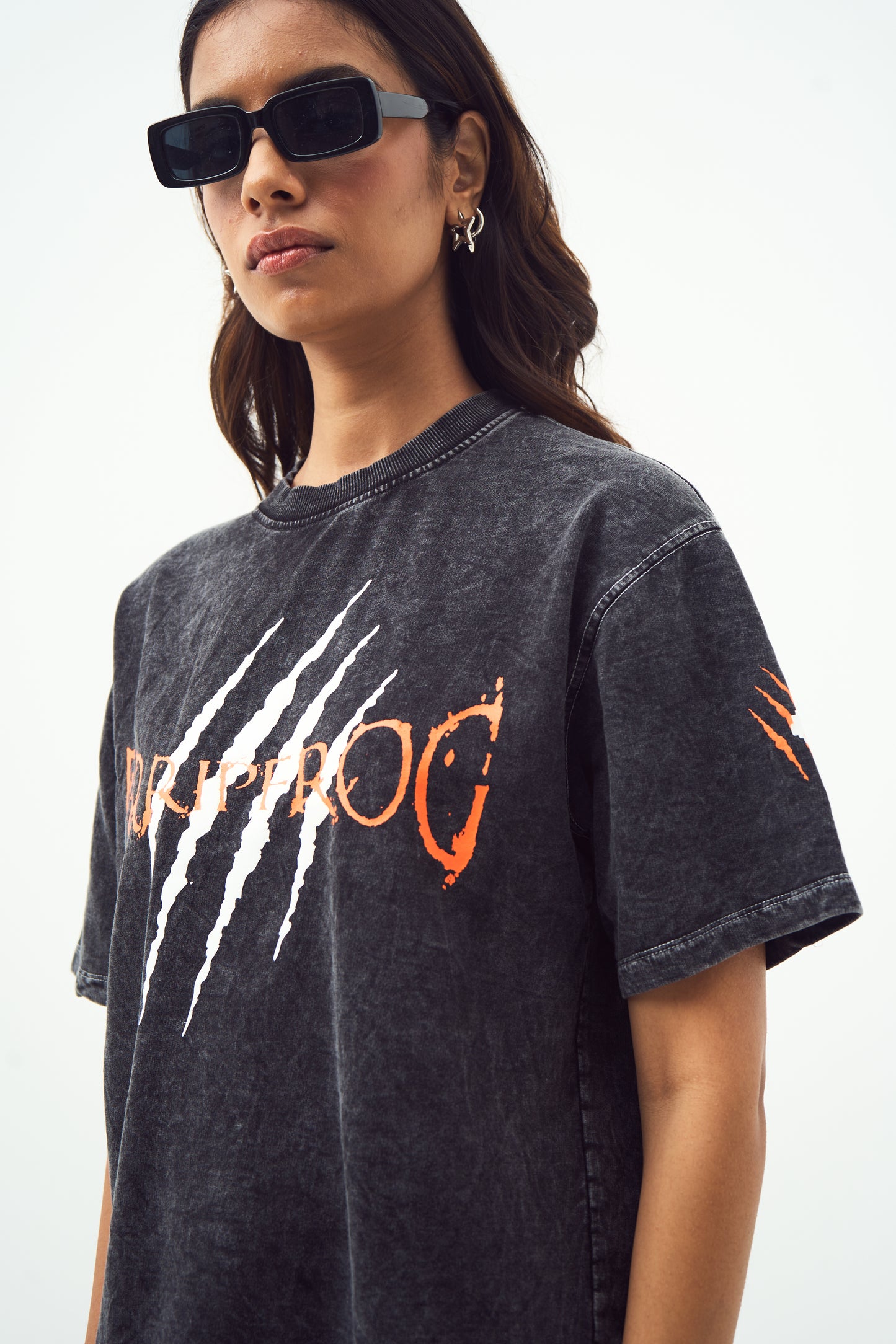 FIERCE TIGER | ACID WASH TSHIRT | REGULAR FIT