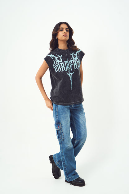 GREY GHOST GOTHIC | ACID WASH | TANK TOP