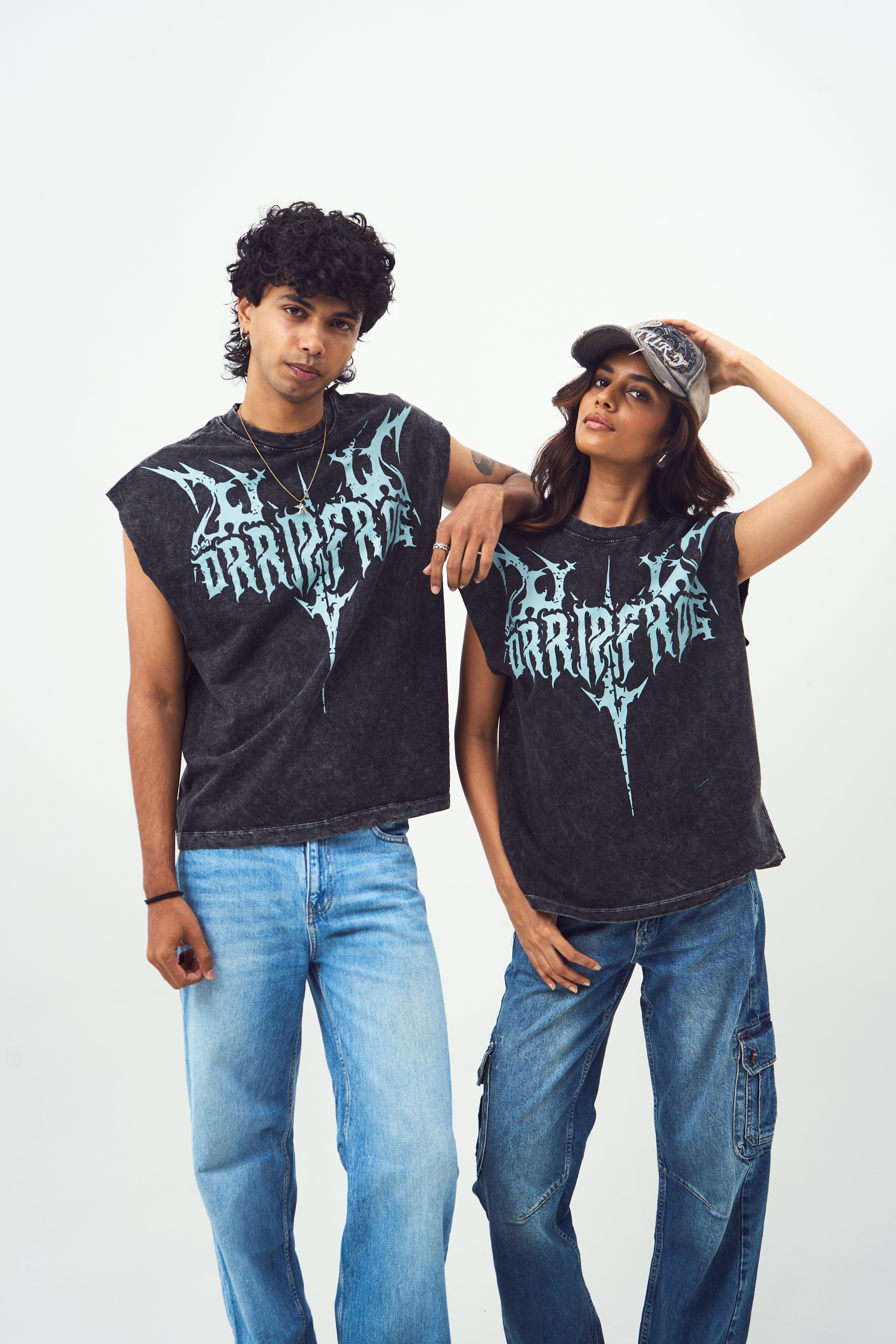 GREY GHOST GOTHIC | ACID WASH | TANK TOP