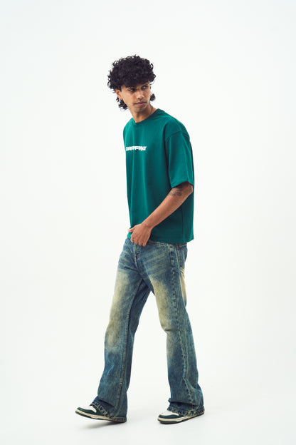 MONEY GREEN TSHIRT | BOX FIT