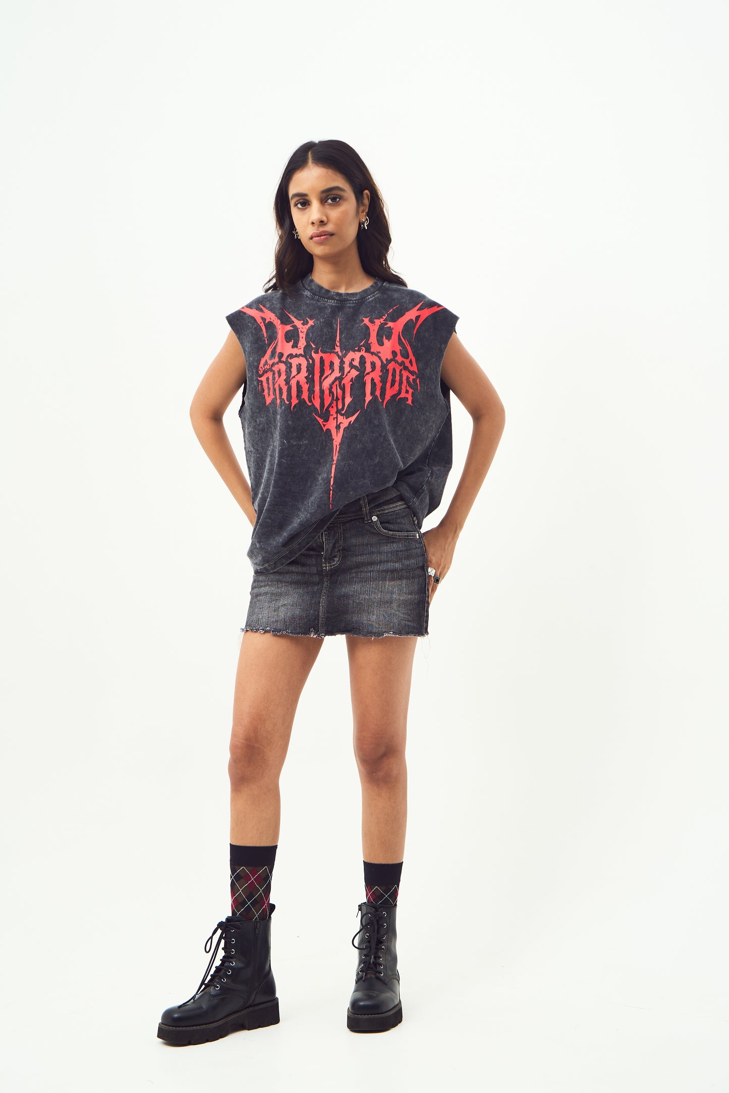 BLOOD CODE GOTHIC | ACID WASH | TANK TOP