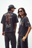 FIERCE TIGER | ACID WASH TSHIRT | REGULAR FIT